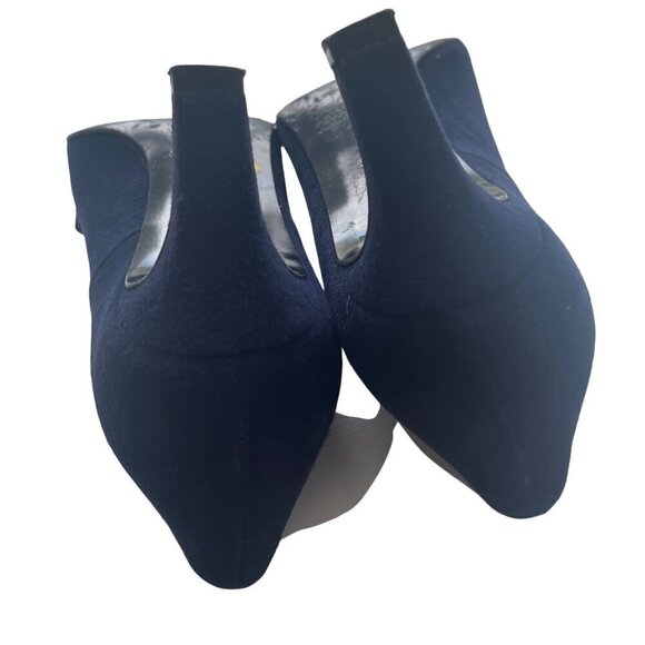 Peter Kaiser  womens pump navy suede size 7.5 beautiful  condition - Picture 5 of 7